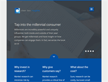 Tablet Screenshot of clearboxinsights.com
